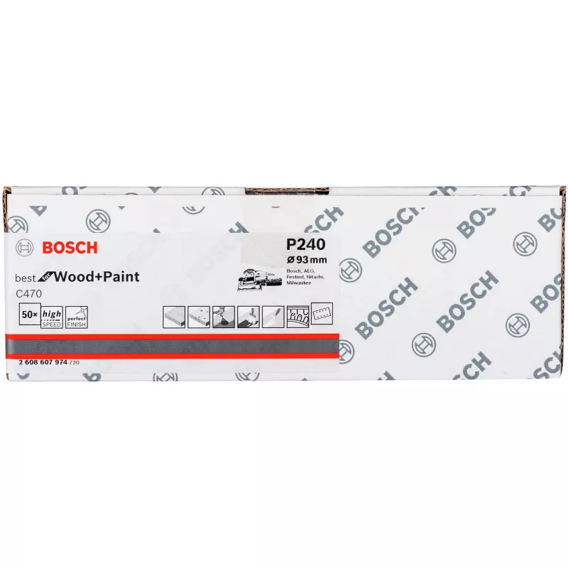 Bosch 2 608 607 974 šlifavimo priedas 50 vnt.
