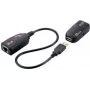 LogiLink UA0207 USB 2.0 Cat5 prailgintuvų rinkinys, juodas