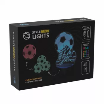 Stalinė lempa MANTA SNL124RGB RGB 3D šviesos dekoratyviniai rutuliai, keičiamos spalvos LED