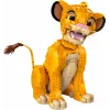LEGO Disney Jaunasis Simba Liūtas Karalius Kolekcinis Gyvūno Figūrėlės Konstruktorius Suaugusiems, Namų ar Biuro Dekoro Nostalgiška Dovana