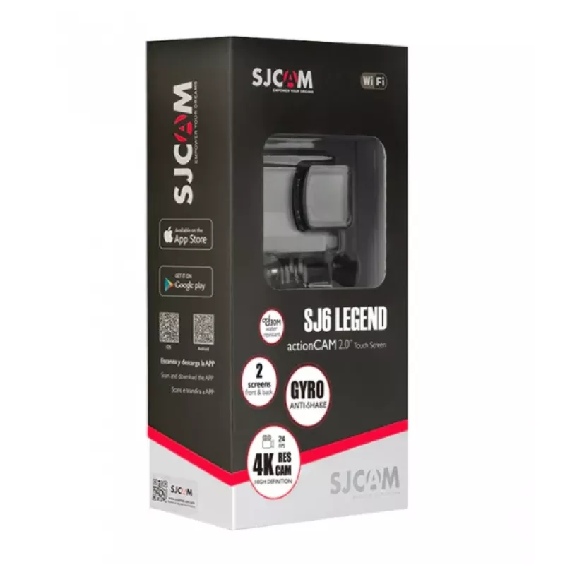 Veiksmo kamera SJCam SJ6 Legend – 4K vaizdo įrašai, 16 MP nuotraukos
