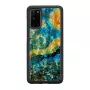 Apsauginis dėklas iKins Samsung Galaxy S20 — juodas žvaigždėto dangaus dizainas