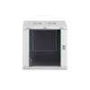Sieninis stovo spintos korpusas DIGITUS Dynamic-N 12U, 19 colių, 600x450 mm (PxG), IP20, rakinamas, nesurinktas