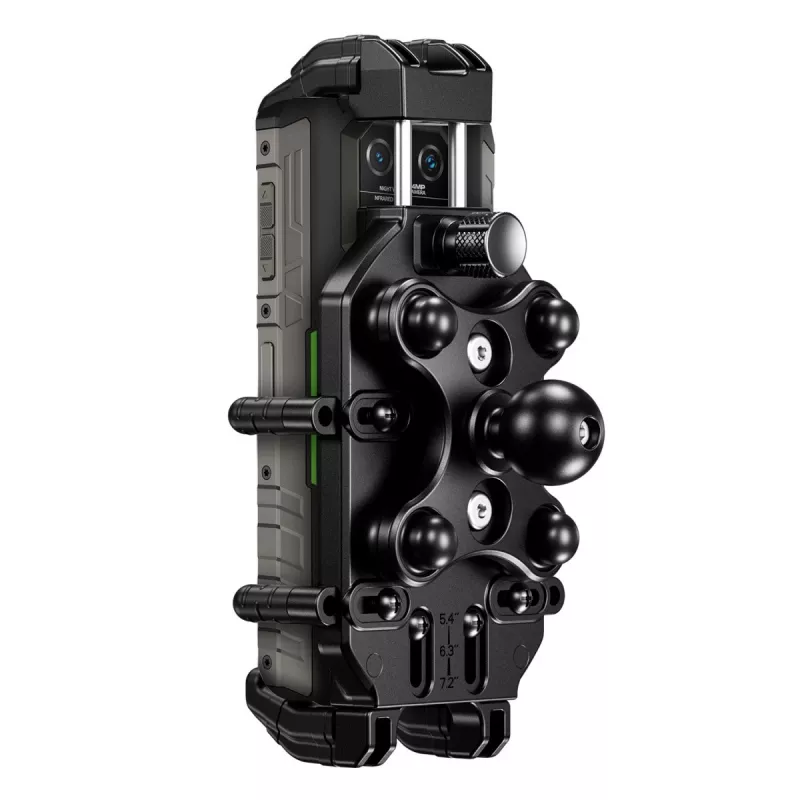 Pasyvus laikiklis UleFone Armor Mount Pro mobiliesiems telefonams – laikiklis dviračiui ir paspirtukui, juodas