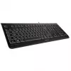 CHERRY KC 1000 klaviatūra biurui USB QWERTY ispaniška juoda