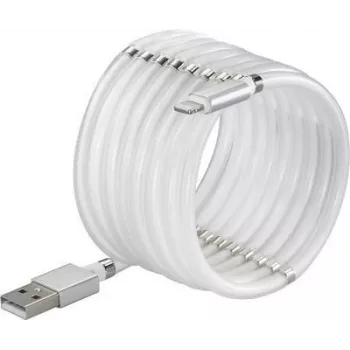 Renkforce USB 2.0 jungiamasis laidas [1x USB 2.0 A kištukas - 1x Apple Lightning kištukas] 1,00 m baltas (TO-6897012)