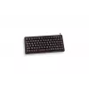 Klaviatūra CHERRY G84-4100, mini, USB, QWERTY, juoda