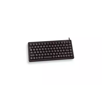 Klaviatūra CHERRY G84-4100, mini, USB, QWERTY, juoda