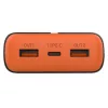 Nešiojamas įkroviklis TRACER EnerGen 20000 mAh, Power Delivery 20W, USB-C įėjimas, 2×USB-A išėjimai, 3 įrenginių palaikymas, oranžinė