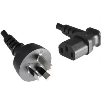 MicroConnect PE010418AUSTRALIA-A maitinimo laidas juodas 1,8 m I tipo kištukas C13 jungtis