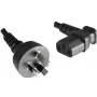 MicroConnect PE010418AUSTRALIA-A maitinimo laidas juodas 1,8 m I tipo kištukas C13 jungtis
