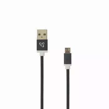 Sbox USB->Micro USB M/M 1,5m USB-10315B juoda