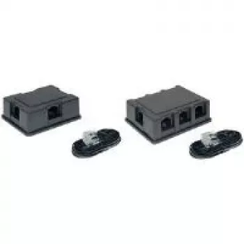 Telefoninis skirstytuvas RJ-45 F 6x RJ-45 F juodas ShiverPeaks BS71400-6SET
