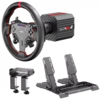 Žaidimų vairo rinkinys PXN VD4 – belaidis vairas su pedalais konsolėms ir PC