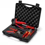 Kabelių užspaudimo replių rinkinys Knipex 97 91 04 V01 pilka oranžinė raudona 5 vnt.