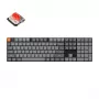 Keychron K5 Max klaviatūra universali USB RF belaidė Bluetooth juoda pilka mechaninė RGB