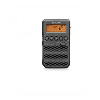 Nešiojamas skaitmeninis radijas Sangean DT-800 (USB-C) juodas — DAB+/FM, kompaktiškas dizainas