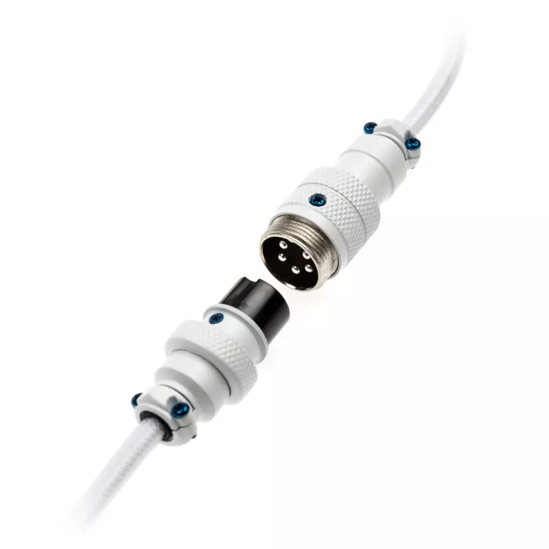 Suvyniojamas USB laidas Ducky White Edition DACOC2-WHT1, atjungiamas, baltas