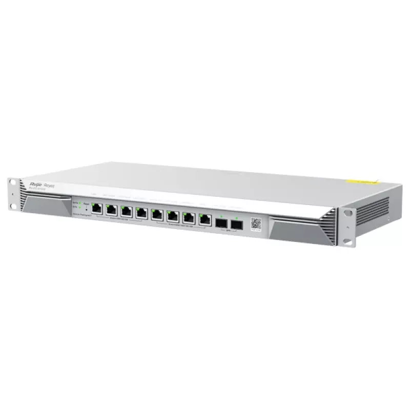 Laidininis maršrutizatorius RUIJIE RG-EG1510XS — 2.5GbE + Gigabit Ethernet, 6x RJ-45, 4 Gbit/s pralaidumas, 1U, sidabrinis