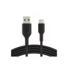 USB-A į USB-C laidas 3m juodas