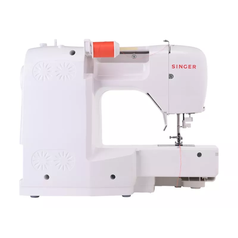 SINGER C5205 siuvimo mašina, modelis 230239102, nešiojama buitinė mechaninė siuvimo mašina, koralų oranžinė
