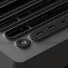 HAVN HS 420 VGPU PC korpusas, Midi-Tower, E-ATX, grūdintas stiklas, PCIe 5.0 keltuvas (juodas)