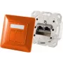 RJ-45 lizdas ShiverPeaks BS74280-O, 6a kategorija, metalinis oranžinis apdaila