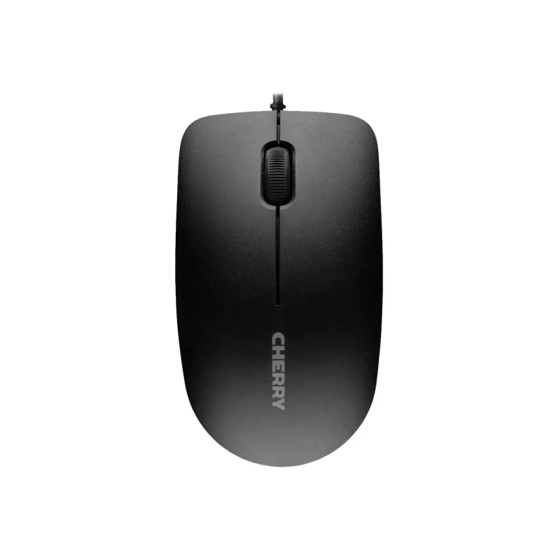 Klaviatūra CHERRY DC 2000 su pele, universali USB, QWERTY čekiška, juoda