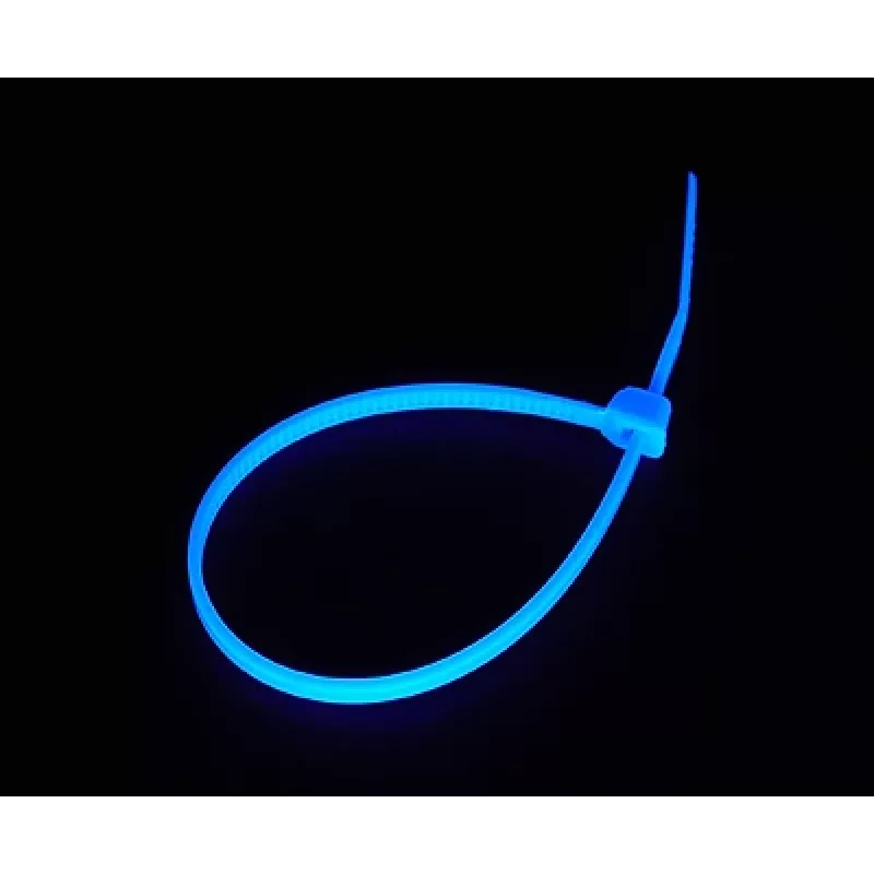 Kabelių raiščiai BitsPower BP-UVCT-BL, nailonas, mėlyni, 120 mm × 2,5 mm, pakuotė po 20 vnt.