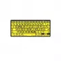 Logickeyboard LKB-LPBY-BTON-DE klaviatūra Bluetooth QWERTZ vokiška juoda - geltona