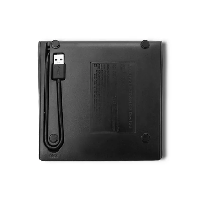 Išorinis USB 2.0 SATA optinių diskų dėklas Qoltec 51863 juodas
