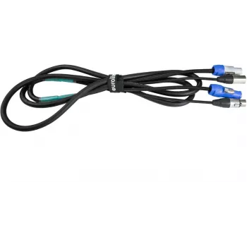 DMX kombinuotas kabelis EUROLITE 3 m su P-Con ir 3 kontaktų XLR jungtimis (30227782)