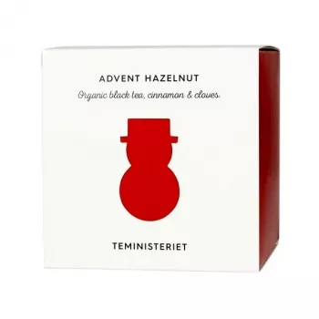 Biri juodoji arbata Advent Hazelnut 100g – Teministeriet