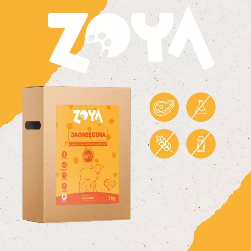 ZOYA ColdPRO Ėriena sausas šunų ėdalas 3 kg