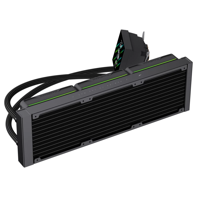 Gamemax HAILSTORM 360 LCD | 360 mm skysčio aušintuvas procesoriui | Juodas