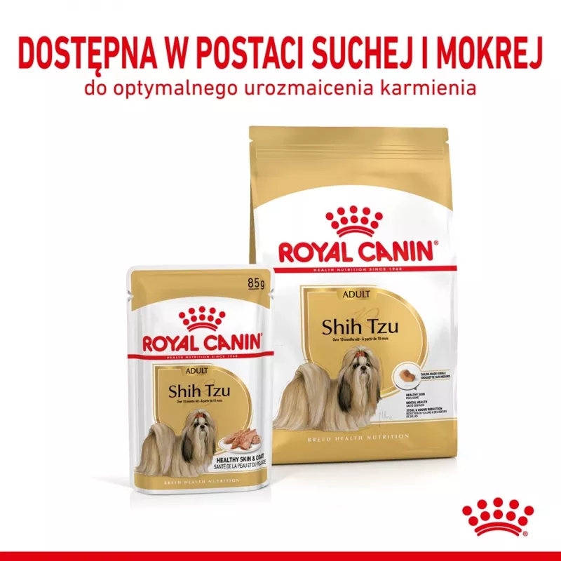 ROYAL CANIN Shih Tzu Suaugusiems Šlapias šunų maistas Pâté 12x85 g