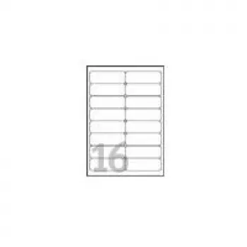 Avery skaidrūs adresų lipdukai 99,1 x 33,9 mm, 400 vnt. (25 lapų x 16)