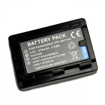 Papildoma baterija Extra Digital Panasonic VW-VBY100 3,6V 1860mAh nešiojamiems prietaisams