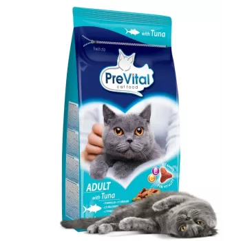 PREVITAL Adult Tuna - sausas kačių ėdalas - 1,4 kg