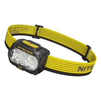Nitecore UT27 MCT juodas, geltonas galvos žibintuvėlis LED