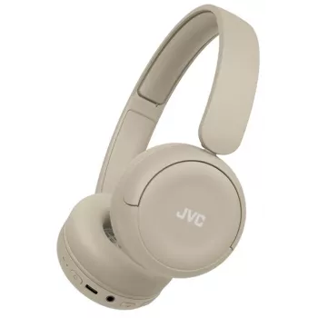 Ausinės JVC HA-S59W belaidės ir laidinės, USB Type-C, Bluetooth, smėlio spalvos