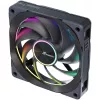 Ventiliatorius Seasonic MagFlow ARGB 12 cm 2000 RPM Juodas