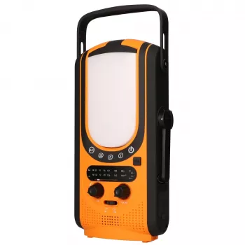 Extralink Power Ranger EPS-6000 | Power Bank | 6000 mAh, FM radijas, LED šviesa, dinamo, saulės baterija
