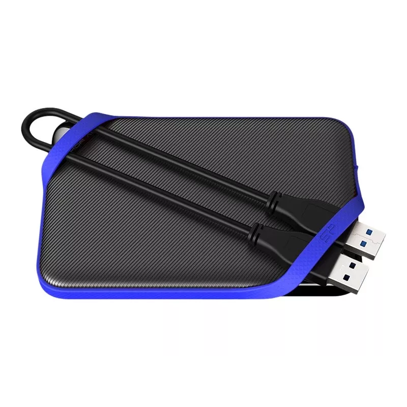 Išorinis kietasis diskas Silicon Power A62S 2TB, USB Type-A 3.2 Gen 1, mėlynas/juodas