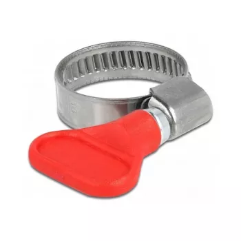 DeLOCK 400 SS 16-25 mm drugelinė žarna 5 vnt raudona