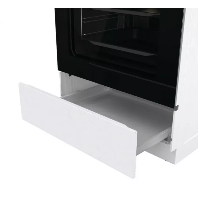 GORENJE GECS6C70WC Laisvai pastatoma elektrinė viryklė su keramine kaitlente