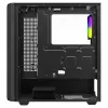 PC korpusas SAVIO Noctis Glass RGB — Juodas, ATX/Micro-ATX, 210×410×450 mm, 3×120 mm priekiniai ventiliatoriai