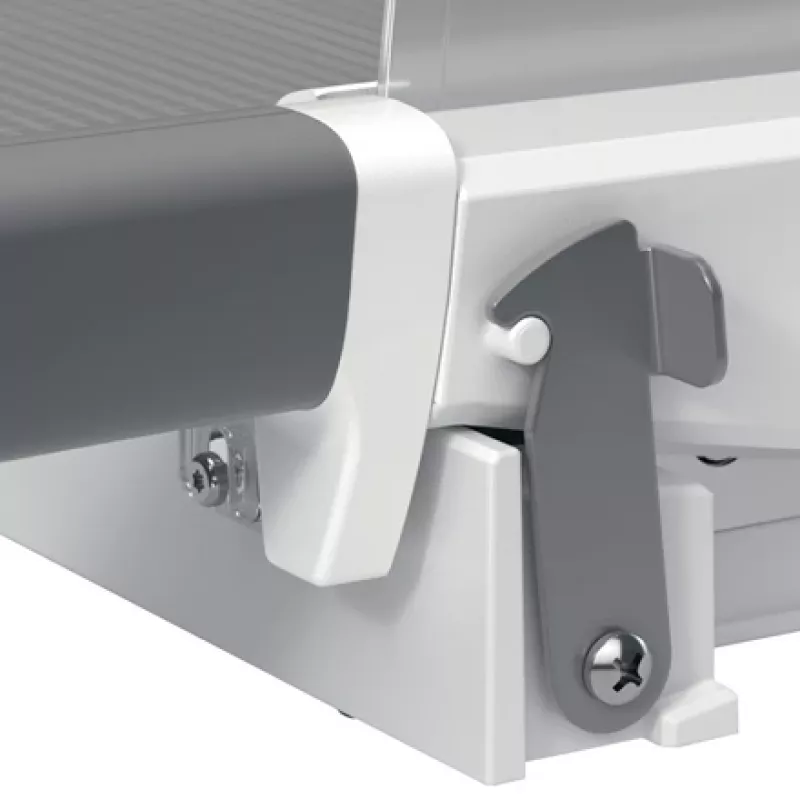 Pjaustytuvas popieriui Leitz Precision Office A4+, 15 lapų, rankinis spaustuvas, nerūdijantis plienas, A4 Maxi, 80 g/m², stiklas