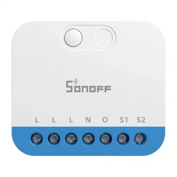 Sieninis valdiklis / reguliatorius Sonoff MINI-ZBDIM Zigbee – kompaktiškas įmontuojamas modulis šviestuvams