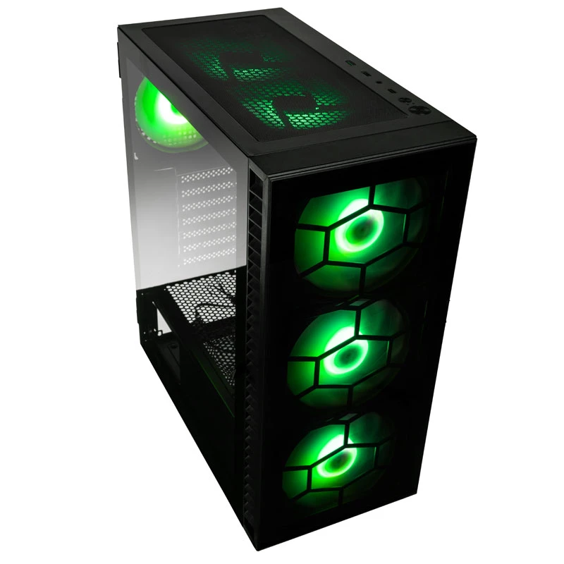 Kolink Observatory HF Plus Glass ARGB Midi-Tower - juoda